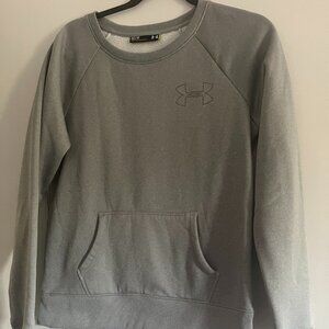 Under Armour Size M Gray Crewneck Sweatshirt - excellent condition